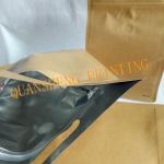 moisture proof resealable aluminum foiled coffee bag with valve , coffee kraft