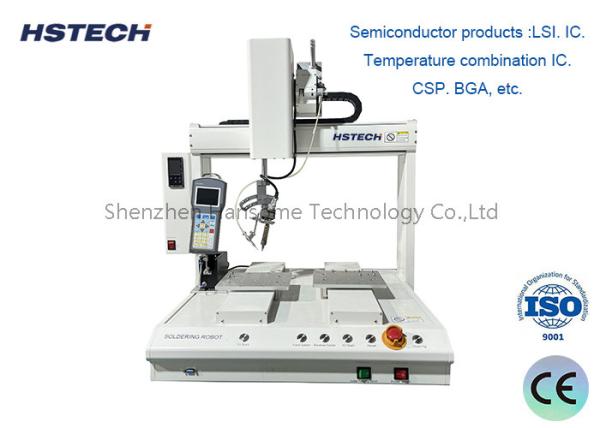 Quality High Precision Automatic Soldering Robot with Manual Programming Teaching Box and 4-Axis Operation for sale