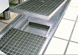 China Standard Stainless Steel Floor Grating Drain Plate Cover Trench Cover on sale
