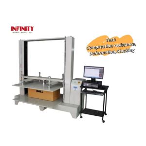 Servo Control Paper Box Stacking Testing Package Compression Strength Test