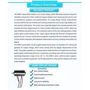UNIVO UBRV-SY RVDT Angular Displacement Transducer with ODM Customization Range