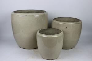 China Hand Made Ceramic Glazed Pots Outdoor 9.5 12 15 wholesale