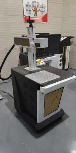 China Custom Fiber Laser Equipment , Desktop Laser Engraving Machine For Metal on sale