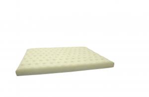 China Car Guest Beige Flocked Air Bed Inflatable Sleeping Mattress 1 Layer PVC Cushion on sale