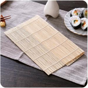 China Durable Natural Color 27cm Bamboo Rolling Mat on sale