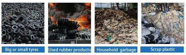 Environment friendly scrap tyre rubber to fuel oil pyrolysis plant Waste Tire Pyrolysis Recycling Plant