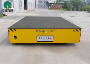 China Power Plant Assemble Line Battery 10 Ton Steerable Transfer Cart wholesale