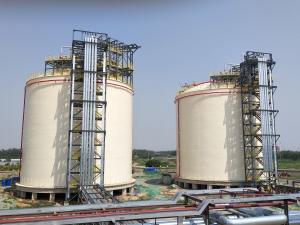 China Natural Gas Storage Tank 10000m3 Single Containment LNG Tank ISO9001 CE wholesale