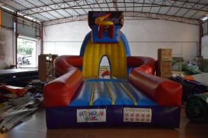 China PVC Material Inflatable Sport Games , Exciting Slam Dunk Inflatable Basketball Game on sale