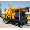 Buy cheap 40 M3/H Diesel Trailer Concrete Pump Portable With Mixer XDEM from wholesalers