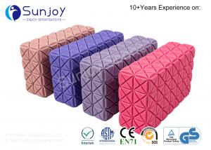 China Sunjoy High Density Non-slip Surface EVA Yoga Block Custom Logo Pilates Meditation Foam Soft Custom Color Eva Yoga Block on sale