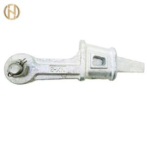 China Wedge Type Guy Wire Clamp For Galvanized Iron Wire Strands Installation on sale