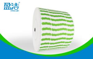 China Green Color  Printed Paper Roll ,Width Of 835mm For 9 OZ Paper Cups wholesale