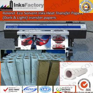 China Roland Eco Solvent Ink Heat Transfer Paper Dark and Light on sale