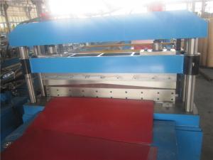 China Color Steel Cut To Length Machine 1500mm Coil Width For Wall Panel on sale