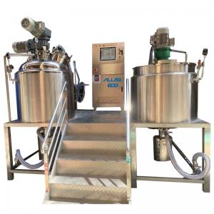 China SUS304 Cosmetic Vacuum Emulsifying Machine Cream Oil Mixing Machine wholesale
