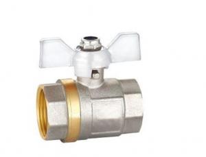 China Full Bore Brass Ball Valve with DN15-DN25 By lever Operation wholesale