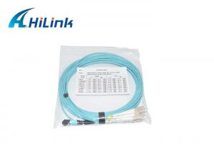China 10M Length LSZH Patch Cord MPO/MTP-8LC/UPC 10M 8 Fiber 2.0 Breakout OM4 Cable wholesale