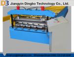 7.5kw High Speed Metal Roof Roll Forming Machinery with Man-made Uncoiler for