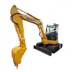 China Komatsu PC55MR Used Mini Excavator Second Hand Digging Force 39kN on sale