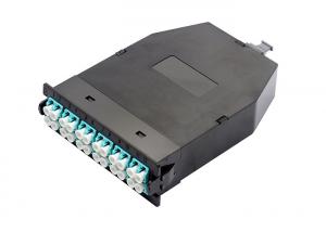 China High Density 24F To LC Duplex MPO MTP Cassettes OM3 OM4 Fiber Optic Cassette wholesale