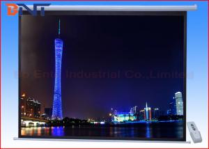China Motorized Projection Projector Screen , 150 Inch Projector Screen With CE Approved on sale