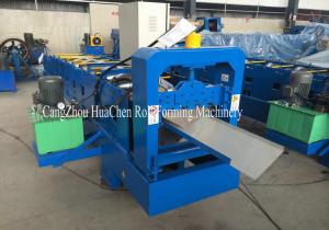 China 380V Industrial Ridge Cap Roll Forming Machine , Cap Making Machines wholesale