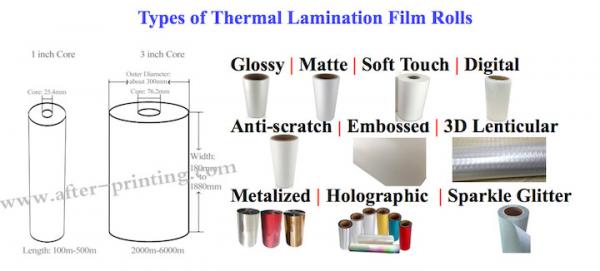 BOPP Matte Lamination Film Customized Thickness and Sizes Semitransparent