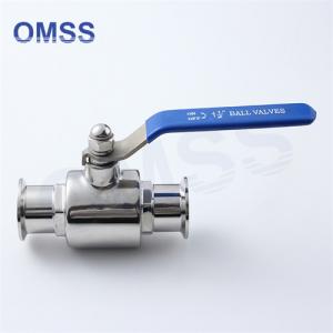 China 1/2-12 Ball Sanitary Valve Clamped Stainless Steel Ball Npt Valve For Beverage wholesale