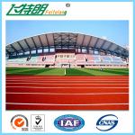 Recycled Synthetic Rubber Flooring Running Track Surface Material Non - Toxic