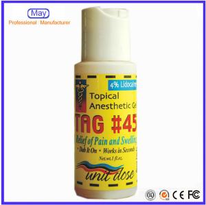 China During Tattoo Numb Skin Fast Gel TAG#45 Anesthetic Gel No Pain Gel Manufacturer wholesale