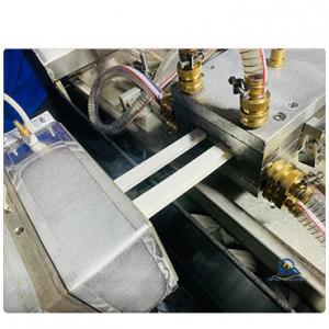 China Double Screw PVC Baseboard Making Machine 42 Rpm 80-120kg/Hr wholesale