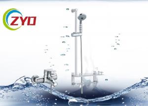 China 60CM Height Hand Held Shower With Slide Bar , Bathroom Rain Shower Set wholesale