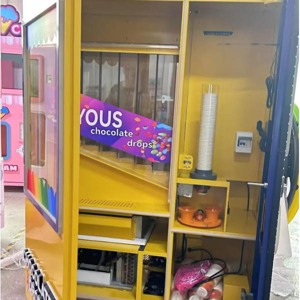 24 Hours Chocolate Sugar Bean Candy Vending Machine Large Capacity Self Developed Innovative High Efficiency Intelligent Control