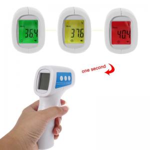 China Non Contact Forehead Digital Infrared Thermometer , Infrared Digital Thermometer Gun wholesale