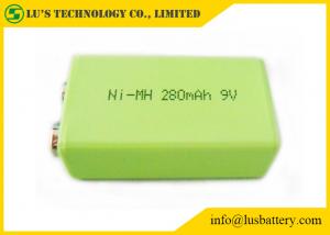 China 9V 280mah Prismatic Nimh Battery / 6F22 9v Battery High Energy Density 9V rechargeable battery wholesale