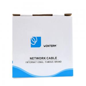 Network 100m UTP Bare Copper Category 5e / Cat5e UTP Cable , 0.5mm Twisted