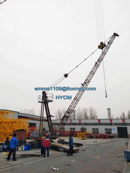 Quality D3015 Derrick Crane Tower Building 200mts Height Lift 2Tons Material for sale