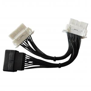 China Durable OBD Adapter Cable 16 Pin 1 To 2 Y Female Splitter For Auto Diagnostic wholesale