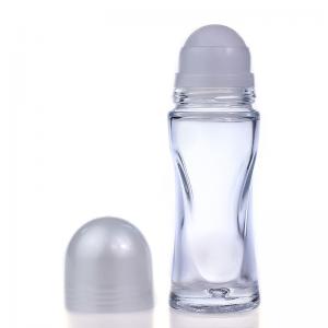 China 50ml Glass Roller Bottle Glass Roll On Perfume Bottles for Essential Oils wholesale