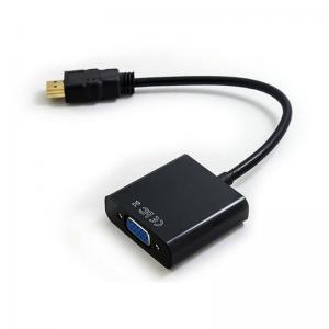 China Audio Video Cable Hdmi To VGA Adapter Black 1080P VGA To HDMI Converter wholesale