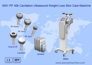 China 6in1 Cavitation Machine 40k Weight Loss Ultrasound Vacuum Rf Lipo Laser Device wholesale