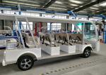 White 11seats Left Hand Drive Electric Tourist Bus Sightseeing Buggy With