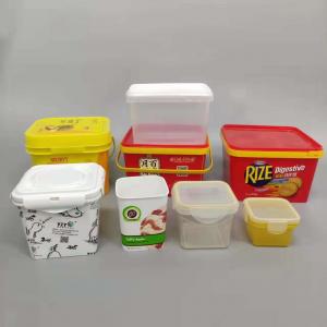 China Convenient Use Food Grade Plastic Barrel Multiple Sizes Rectangular Shape wholesale