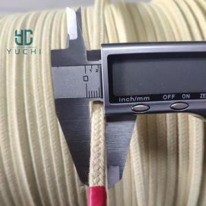 China Square rope 5.5*5.5mm Aramid Kevlar tapes used on tamglass furnace wholesale