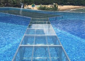 Heavy Duty Acrylic Stage Platform Transparent Plexiglass Fit Swimming Pool