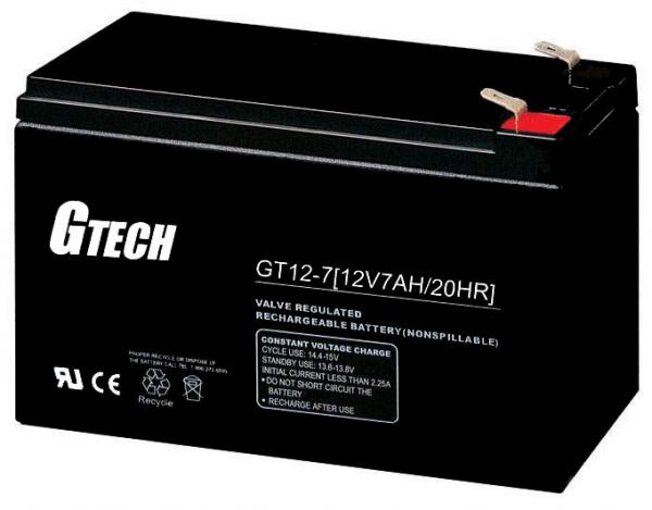 Quality 2.05kg weight agm maintenance free battery 12v 7Ah for ups, telecom, alarm system and solar system application for sale