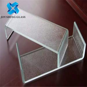 China Building U Shaped Float Tempered Glass , Low Iron Clear Tempered Glass U Channel wholesale