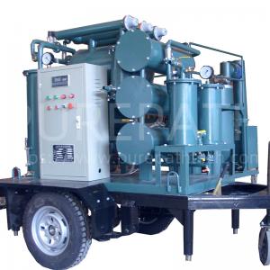 China 70KV 110KV  Insulation Oil Purifier Machine Waste Engine Oil Recycling Machine wholesale