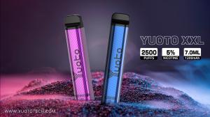 China Cartridge Replaceable Yuoto Disposable Vape 2500 Puffs 23 Flavors wholesale